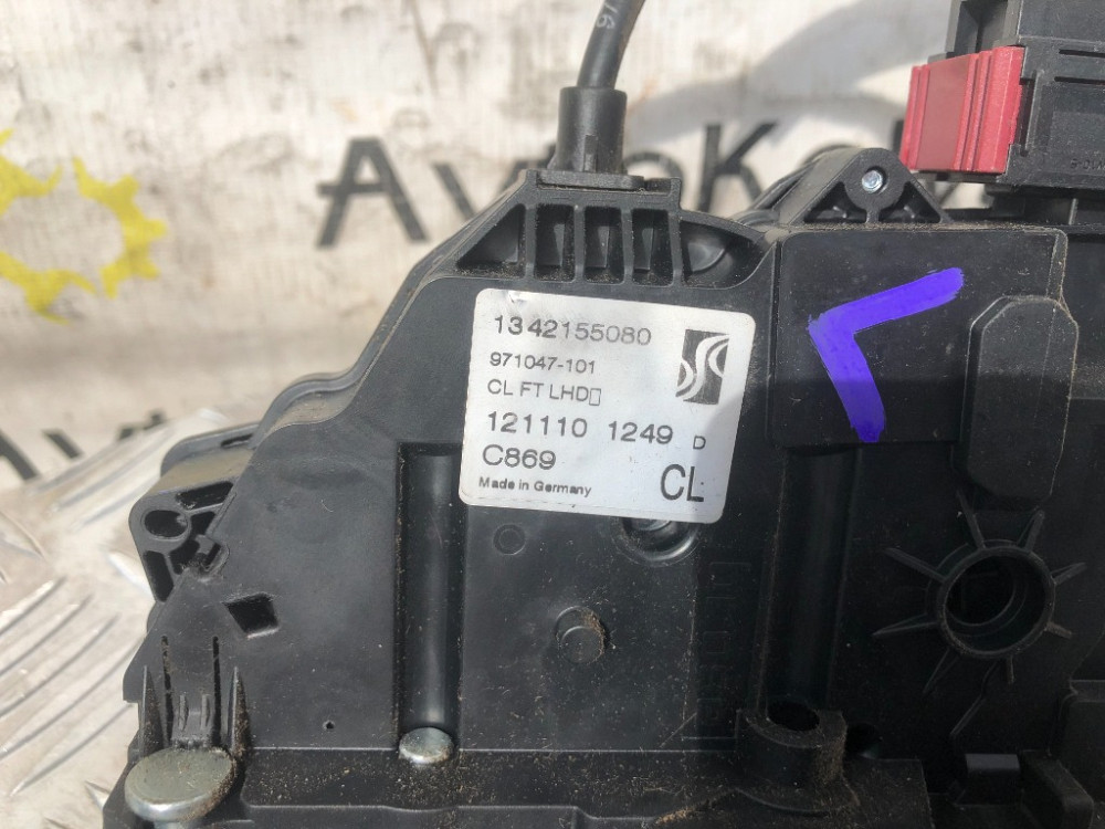 Замок дверей передній лівий електро Fiat Ducato 2006-2014 (1342155080) Ковель - фото 3