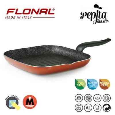 Сковорода Flonal Pepita Granit Grill 28x28 см (PGFBS2850) Винница
