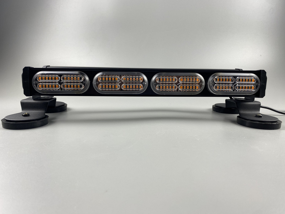 Стробоскоп LED 4 секції проблисковий LED-маячок балка на магнітах світлодіодний 12/24V (192 led діода) Мукачево - фото 1