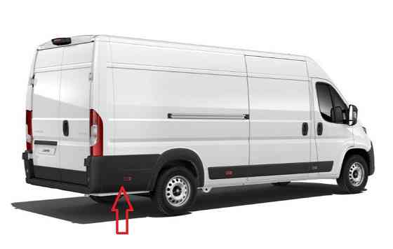 Накладка бокова задня права за аркою під габарит GP Fiat Ducato 3 Тип 250/290 98.5x52.5cm (1307176070) Київ