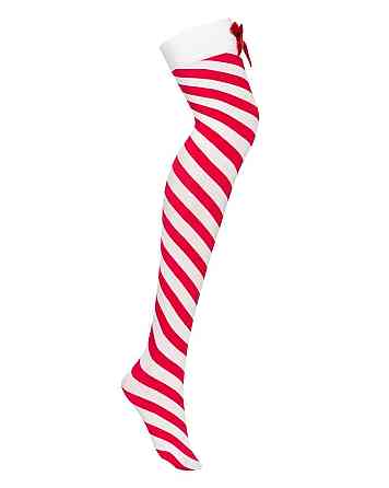 Чулки Obsessive Kissmas stockings L/XL Sex Aura Киев