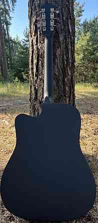 Акустична гітара чорна нова матова. Харків