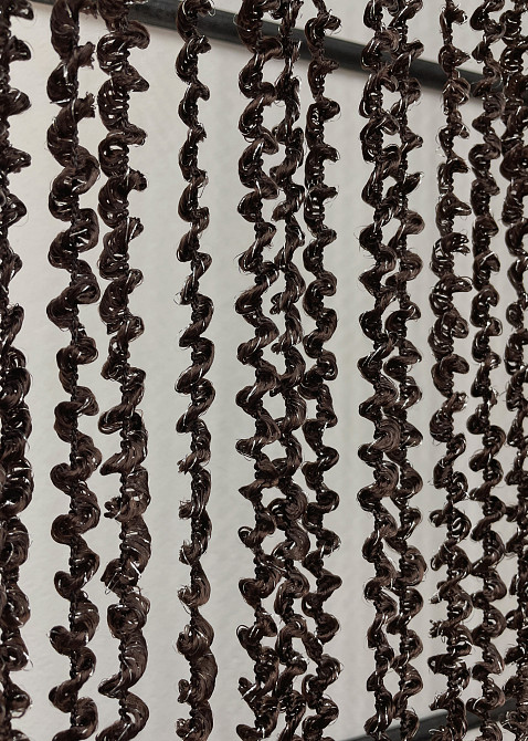 Шторы-нити спираль с люрексом Венге 300х300см 1 шт (61-070) Киев - изображение 6