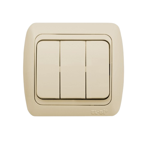 TUNA крем Вимикач внутрішній 3кл фікслайн Ел-Би Житомир - изображение 1