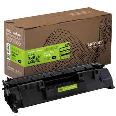 Картридж Patron HP LJP2055 (CE505A) CANON719 GREEN Label (PN-05A/719GL) Вінниця
