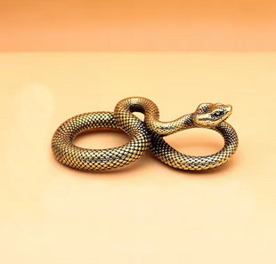 Фігурка бронза Змія Київ - фото 1