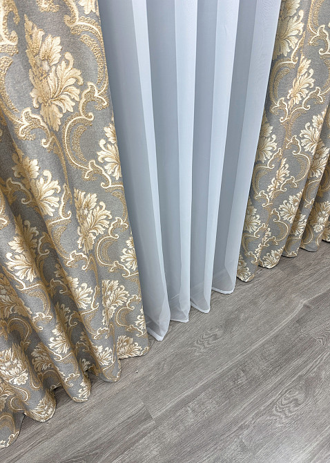 Шторная ткань, лен, коллекция 