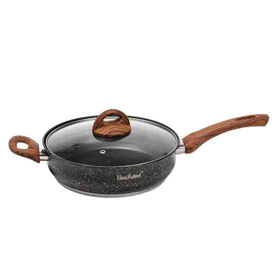 Набір посуду для приготування із нержавіючої сталі 10 предметів чорний HP33530B Київ