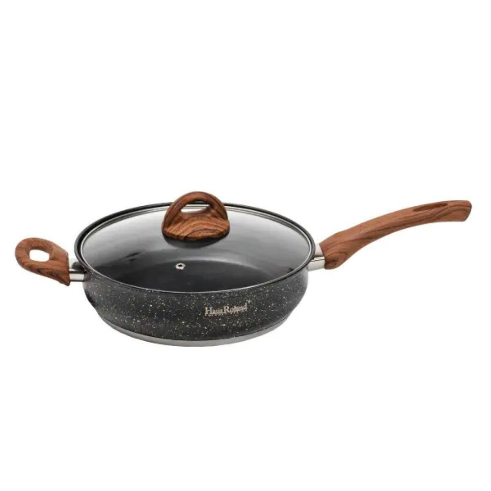 Набір посуду для приготування із нержавіючої сталі 10 предметів чорний HP33530B Київ - фото 5