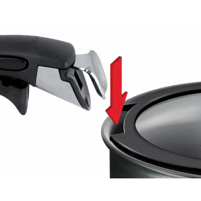 Крышка для посуды Tefal Ingenio, набір 3 шт, скло, пластик, чорний (L9849053) Винница - изображение 2