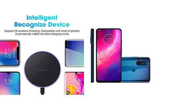 Бездротовий зарядний пристрій Copper до 30W для Meizu 18 Pro, 18s Pro, USB-C, LED Київ