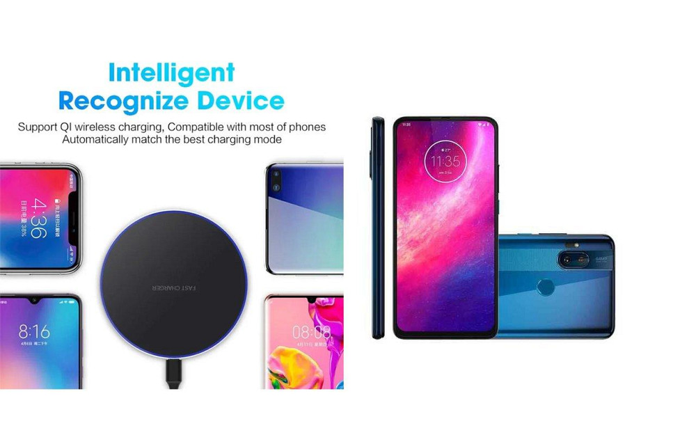 Бездротовий зарядний пристрій Copper до 30W для Meizu 18 Pro, 18s Pro, USB-C, LED Київ - фото 4
