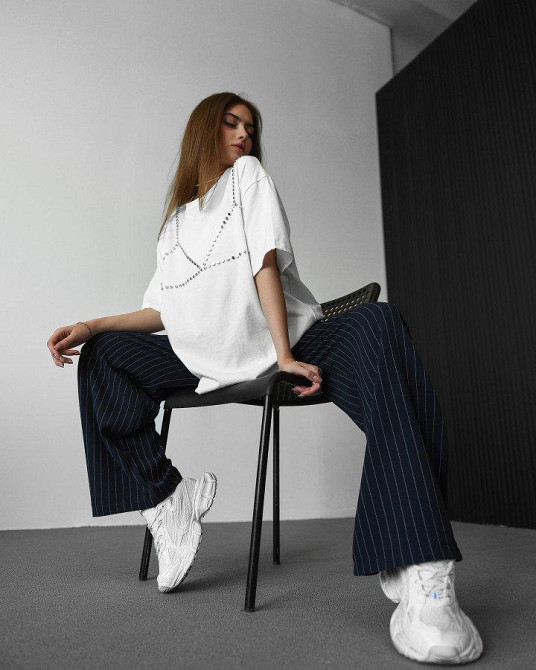 Футболка біла semi ВТ6338 Одеса - фото 4