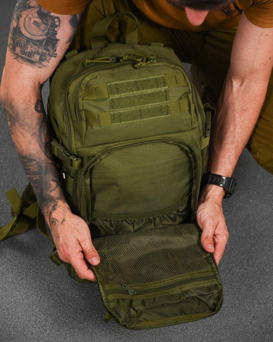 Рюкзак Silver knight oliva с USB ВТ1429 Одесса - изображение 8