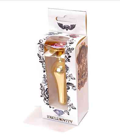 Анальна пробка - Jewellery Gold BUTT PLUG- Rose Sex Aura Київ
