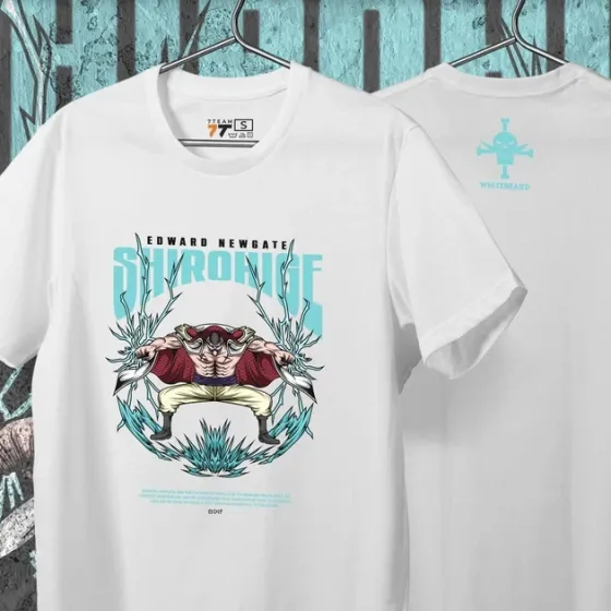 Футболка для подростка мальчика с принтом Ван Пис Whitebeard Размер 160 Anime10268 Днепр