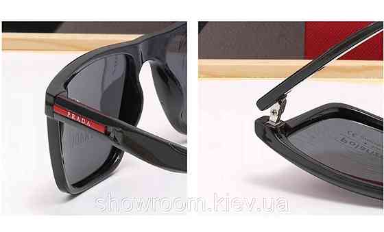 Сонцезахисні окуляри Pr чоловічі з поляризацією (69053) чорні Київ