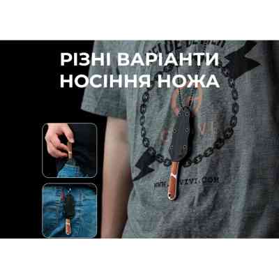 Нож Civivi Mini Elementum Fixed Blade Wood (C23010-4) Винница