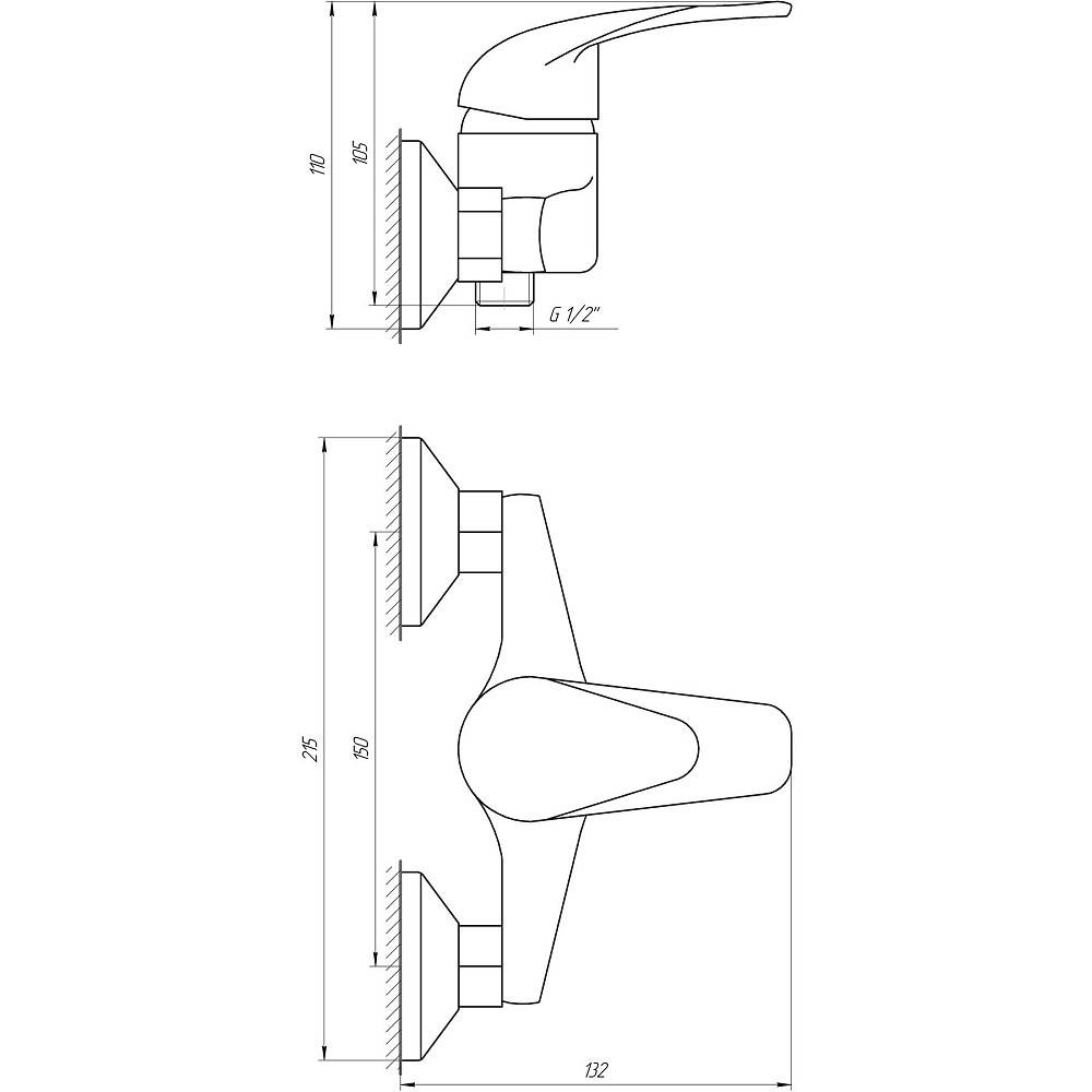 Змішувач для душу EcoMix ENERGO E-GEZ-105 Луцк - изображение 5