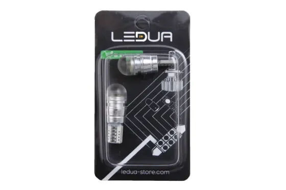 Лампа диодная 12В безцок. T10 COB-02 CAN стекло с радиатором LED (2 шт.) Винница