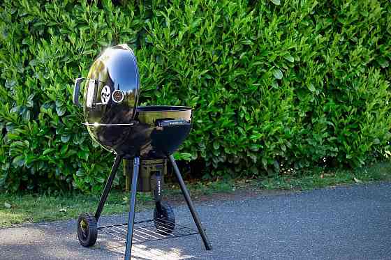 Вугільний гриль Slow and Sear Black Editionl Kettle Grill 57 см + кошик Deluxe SNS-KET-BK Код: 013614 Рівне