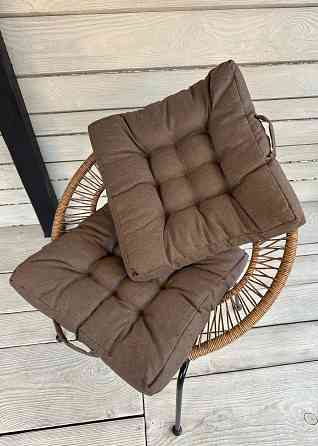 Подушка для стільців (50x50х8 см) Decorator Sawana колір світло-коричневий 84-133 Київ