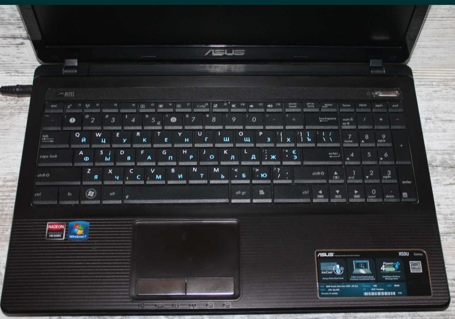 Ноутбук: ASUS X53 AMD Dual E-450/ 4/500/ Radeon HD 6320 Київ - фото 5