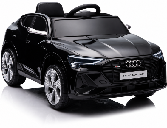 Детский электромобиль Audi e-tron 4x4 12V чорний с пультом управления Diego Киев