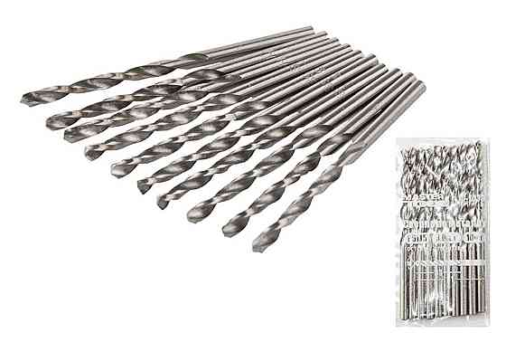 Свердло для металу MASTERTOOL HSS 3,0х61 мм WHITE 10-1030 Рівне