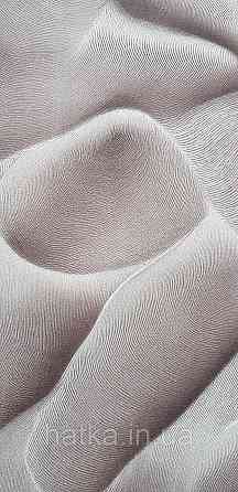 Обои виниловые на флизелине Sintra Adria метровые абстракция волны 3д структурные темно коричневые Киев