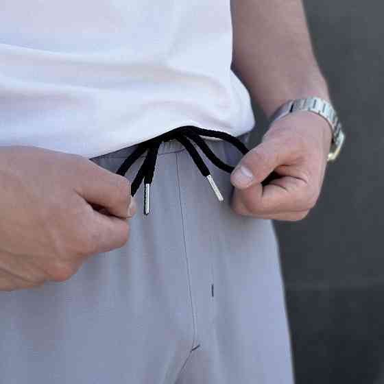 Чоловічі штани джогери з кишенями сірі Pobedov Vershyna Київ