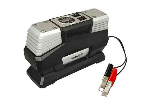 Компресор автомобільний двопоршневий WERTVOLL 12 V 150 PSI 15 A 180 Вт 60 л/хв сумка AC-2160 Коломыя