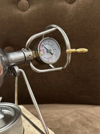 Мини-машина пушка для попкорна из нержавеющей стали Серебристый Киев