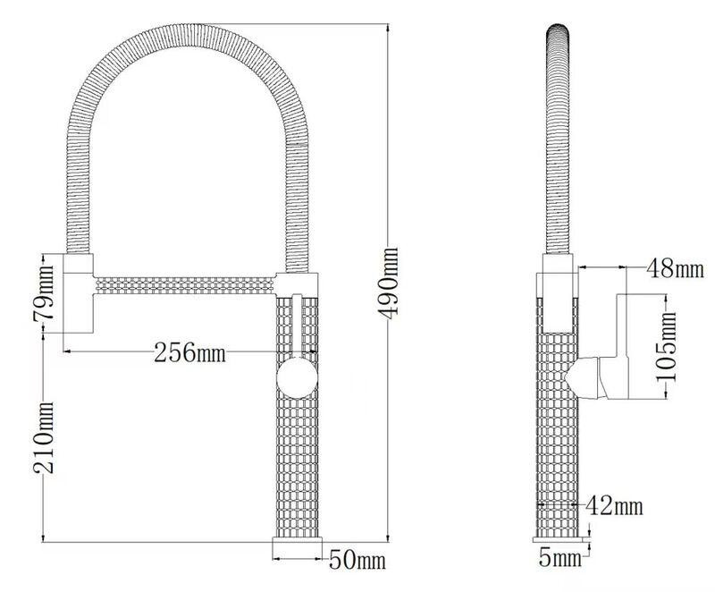 Кухонний змішувач Mixxus Premium Spark 017 GRAPHITE MI6970 Харків - фото 3