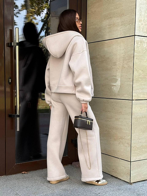 Женский теплый костюм на флисе Серый 48/52 Харьков - изображение 6