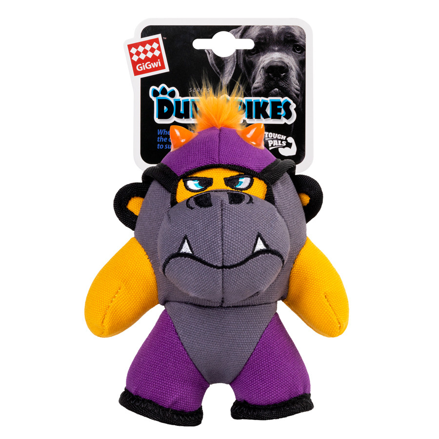 Іграшка для собак Маленька мавпа GiGwi Duraspikes, текстиль, гума, 17 см Коломыя - изображение 2