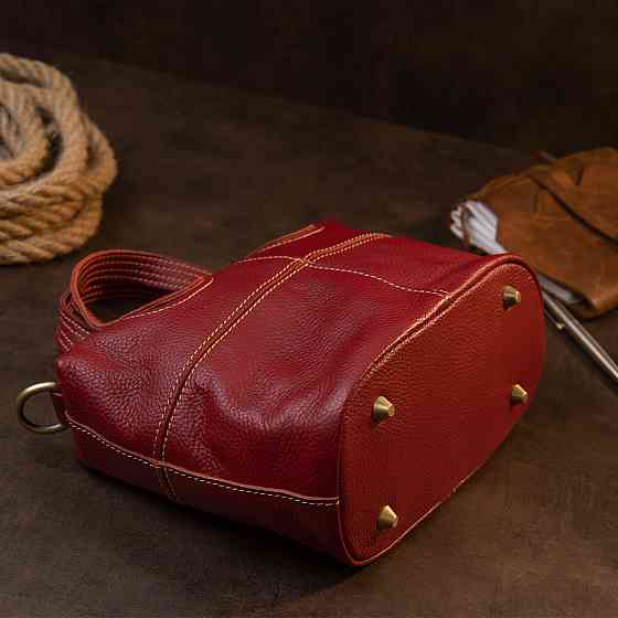 Сумка женская на молнии флотар Красная (Vintage) Киев