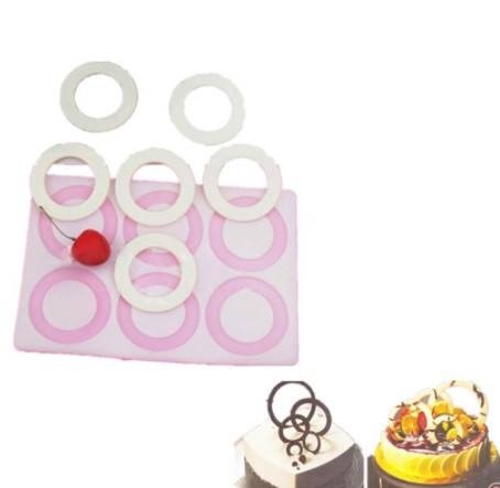 Формочка для шоколада Круги 194 на 134 мм серый Киев - изображение 8