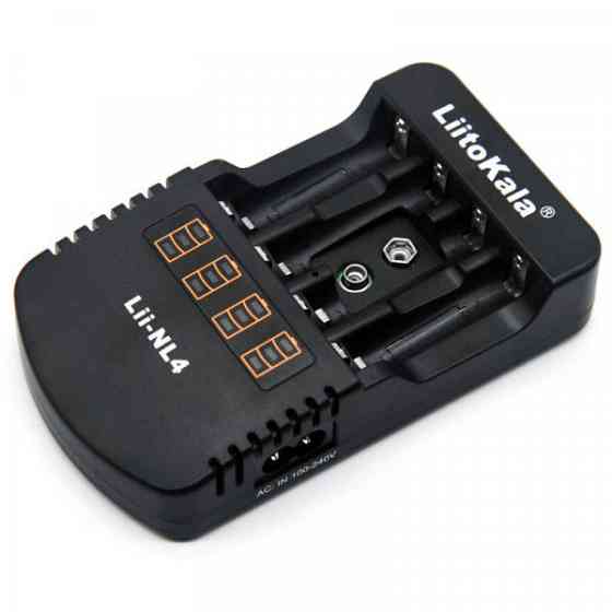 Зарядний пристрій LiitoKala Lii-NL4, 4x(NiMH/NiCd) + 1*9V(крона) (Lii-NL4) Киев