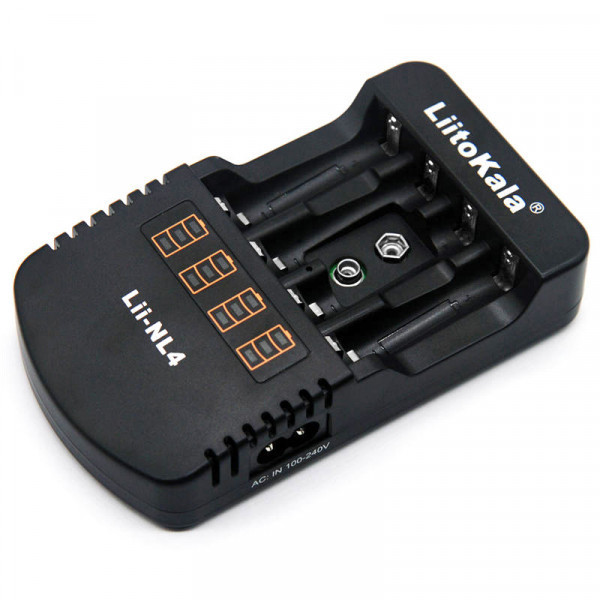 Зарядний пристрій LiitoKala Lii-NL4, 4x(NiMH/NiCd) + 1*9V(крона) (Lii-NL4) Київ - фото 3