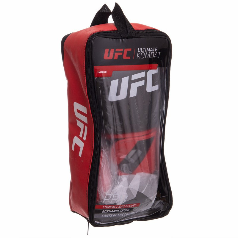 Перчатки боксерские UFC PRO Compact UHK-69999 размер L красный-черный Перчатки для бокса и единоборств Киев - изображение 5