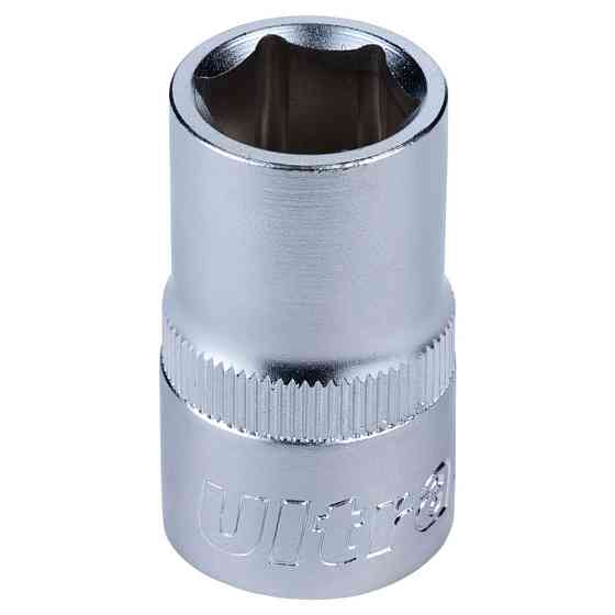 Насадка шестигранна коротка 1/2" 14мм CrV ULTRA (6070142) Рівне