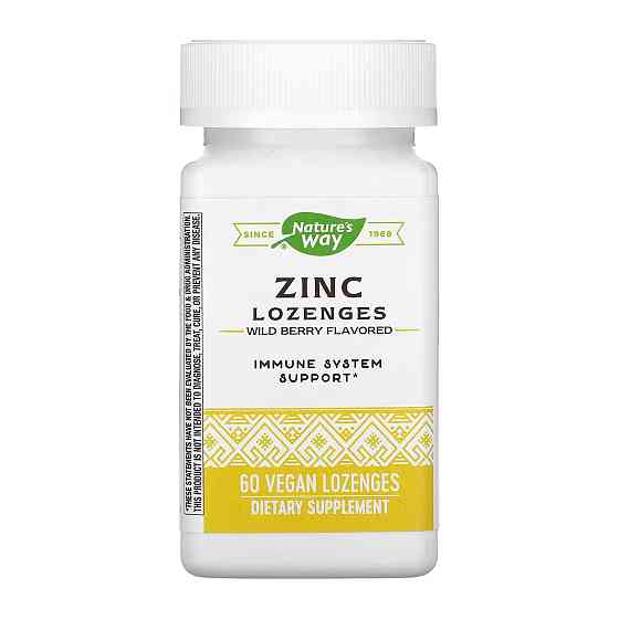Цинк Nature's Way Zinc - 60 lozenges Луцк