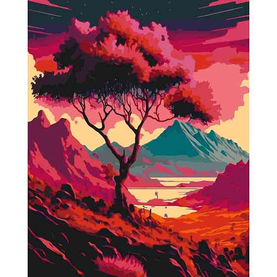 Картина за номерами "Вечір в горах" 11033-AC 40х50 см Вінниця