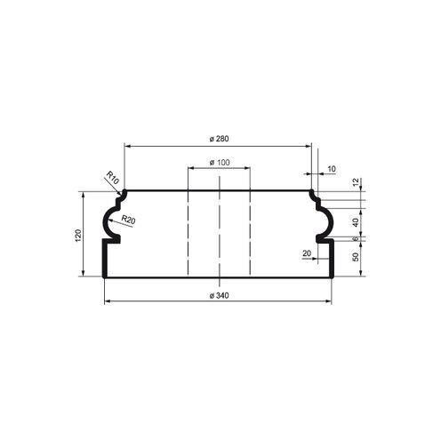 Колонна фасадная база Prestige Decor LC 101-3 Днепр - изображение 2