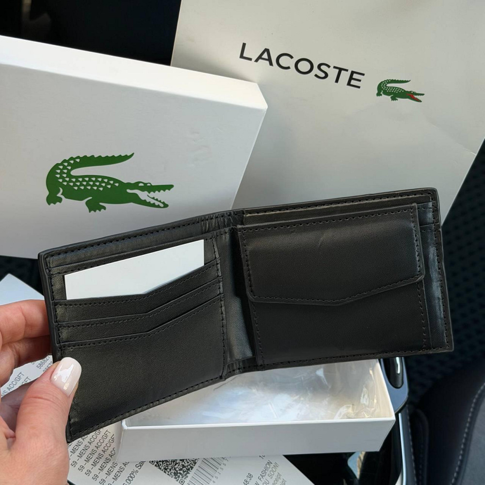 Чоловіче портмоне Lacoste в фірмовій упаковці (А8) Київ - фото 5