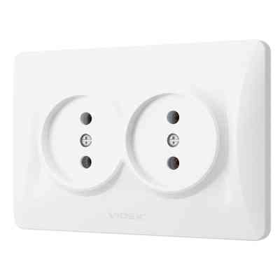 Розетка Videx BINERA 2ая (VF-BNSK2-W) Вінниця