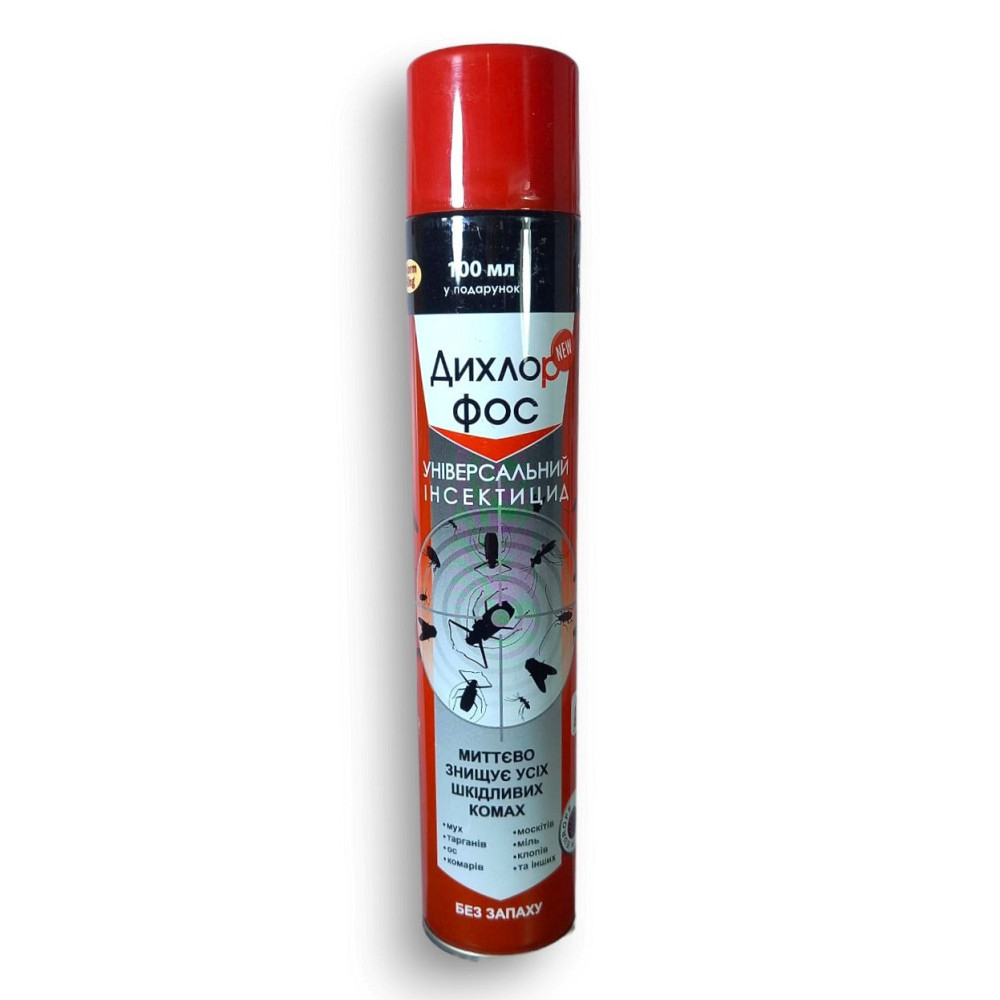 Дихлофос інсектицид універсальний Дихлорфос 400 мл, засіб від тарганів/клопів та комах Харків - фото 4