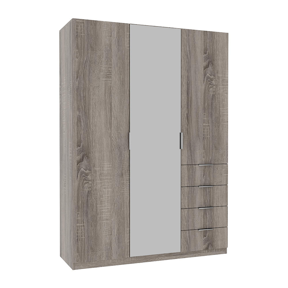 Шафа Крістал 2, Дуб Сонома Трюфель, 1500х520х2100 Львів - фото 1