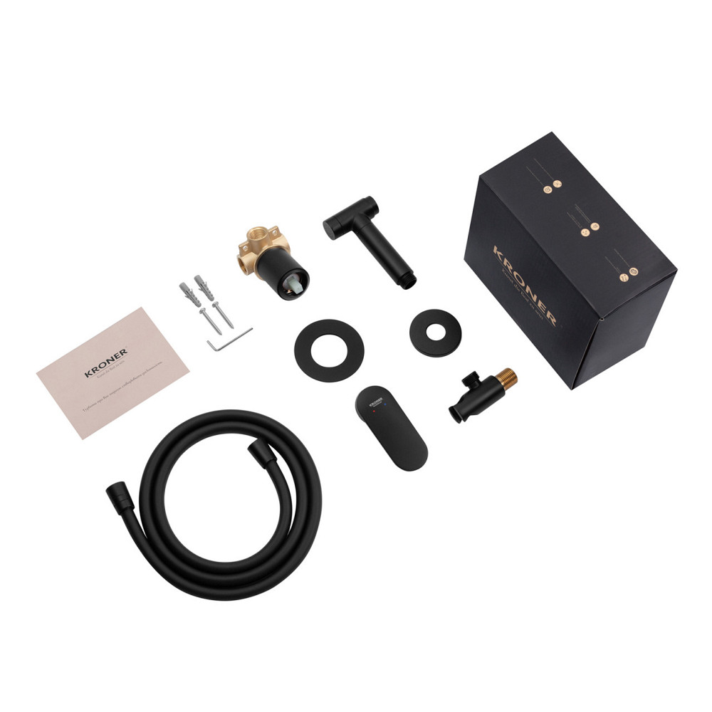 Набор для гигиенического душа со смесителем Kroner Element 211234-3801 Киев - изображение 7